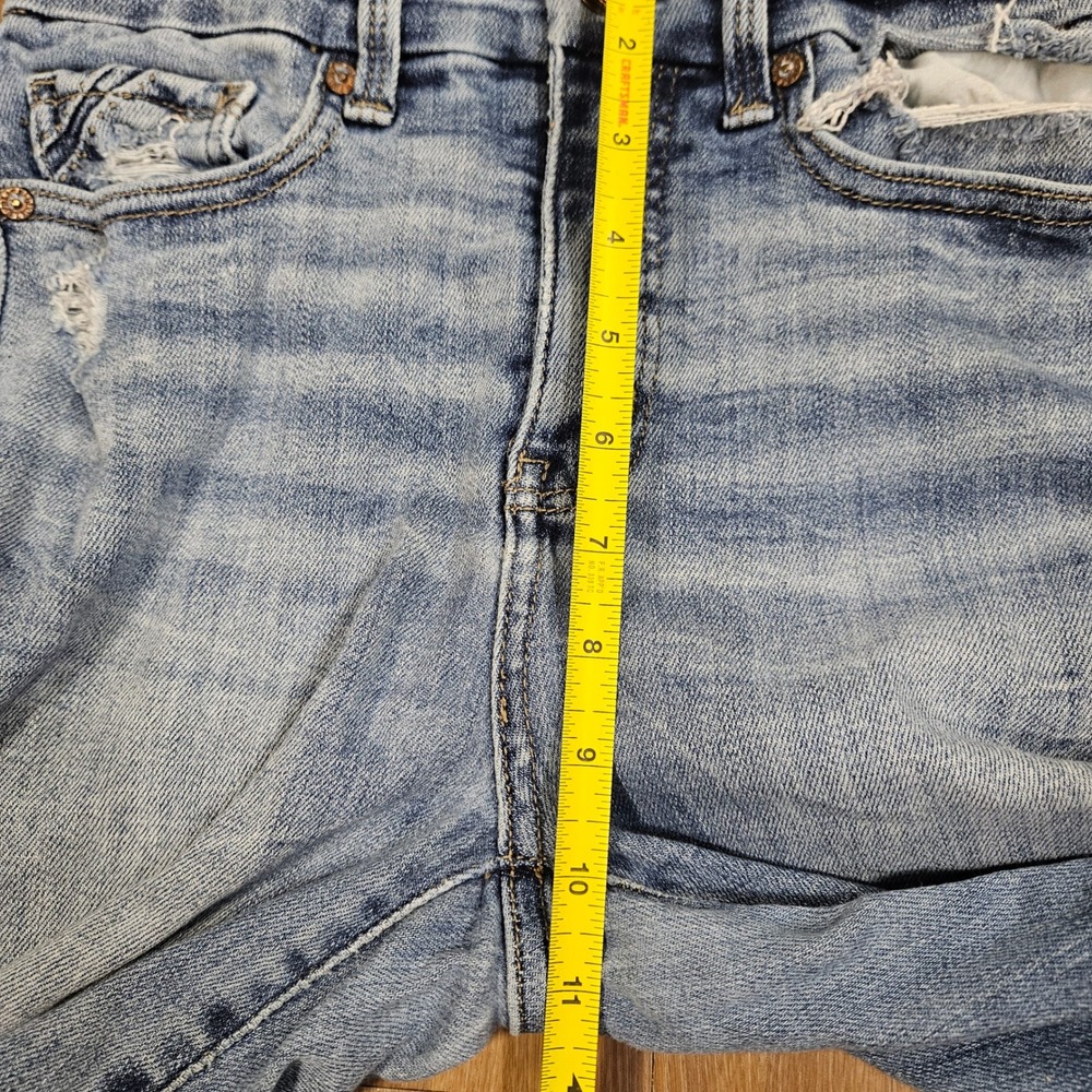 Buckle Black No. 75 Skinny Jeans Size 25 High Rise Distressed Acid Wash STRETCH - Picture 9 of 11